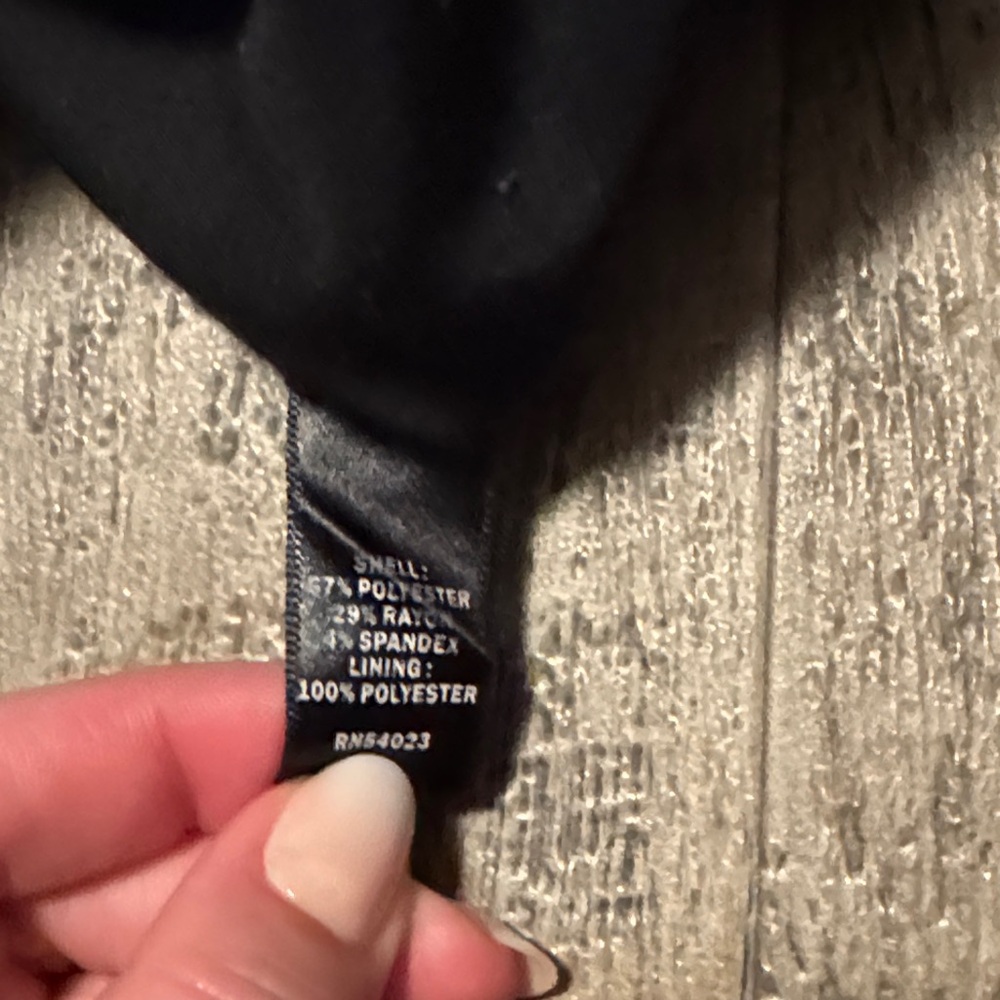 Banana Republic Classic Black Midi Sleeveless Dress - Size 10 - Picture 3 of 9